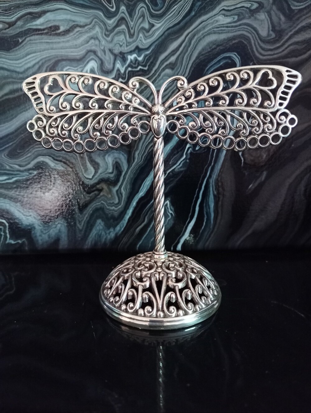 Brighton Silver Plated Dragonfly Earring Holder